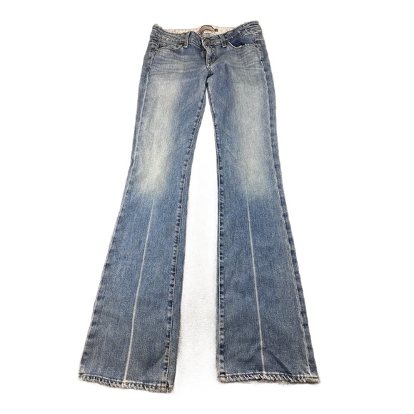 PAIGE Denim - Paige Jeans Women 27 Blue Laurel Canyon Bootcut Low Rise Stretch USA Made Hippie